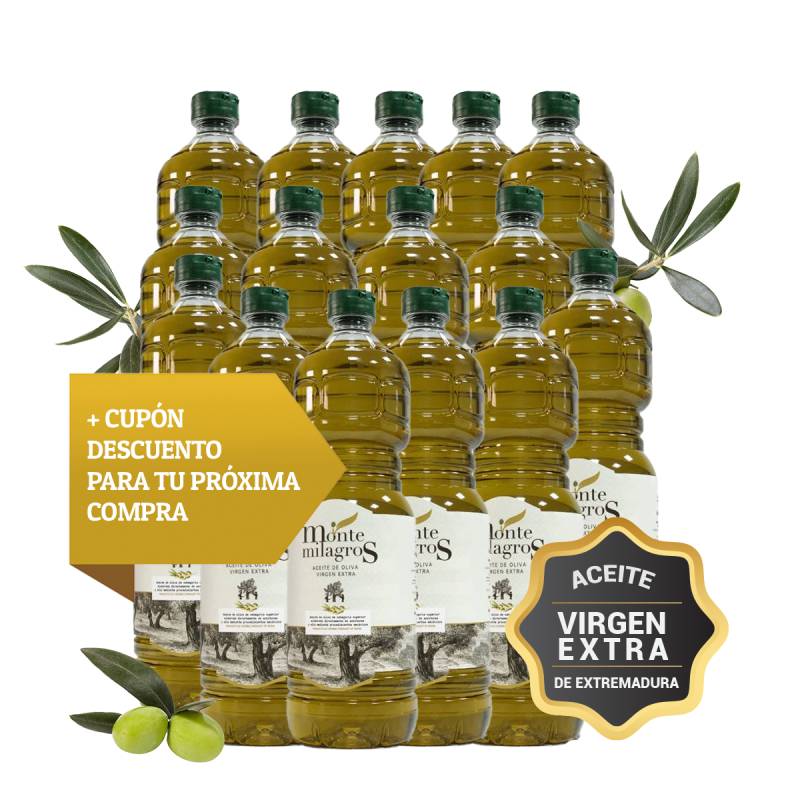 OFERTA: 15 Botellas 1 Litro Montemilagros + cupón DESCUENTO